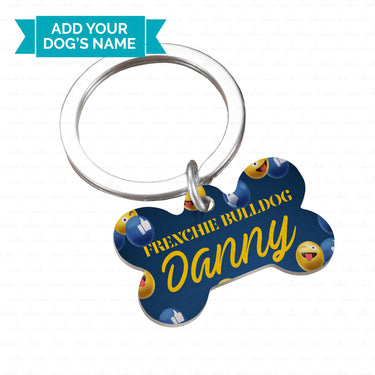 Personalized Gift - Funny Icon Reaction Social Media For Puppy Lovers - Dog Tag